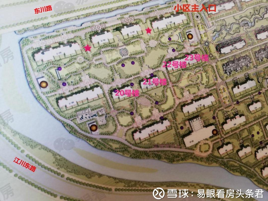 开盘位置:20号,21号,22号,23号楼(如下图所示)紫竹半岛104平2房户型图