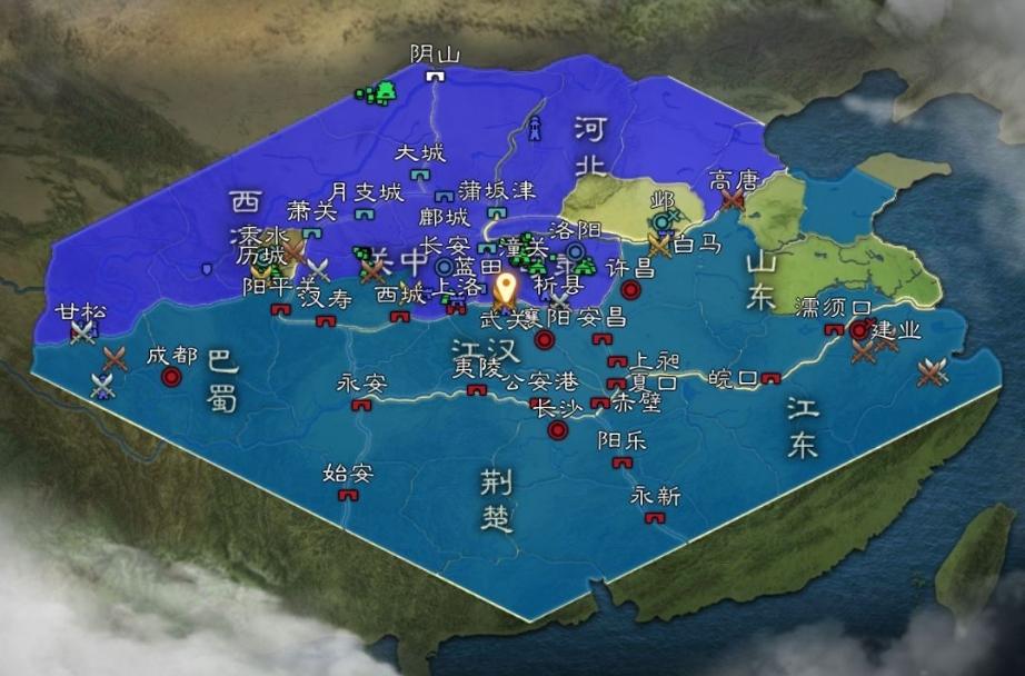 三国志战略版巴蜀地图图片