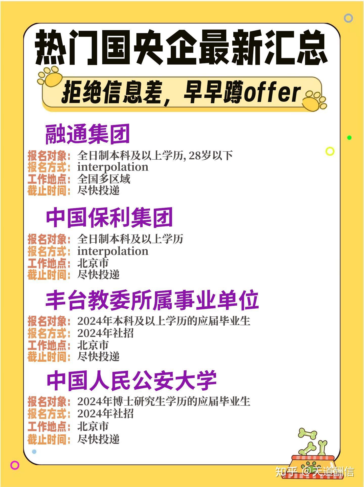 国央企最新合集 - 知乎