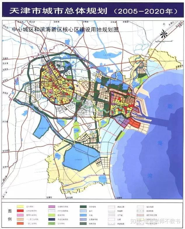 天津市区规划图图片