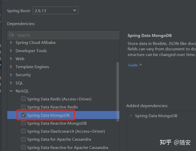 Springboot mongodb 