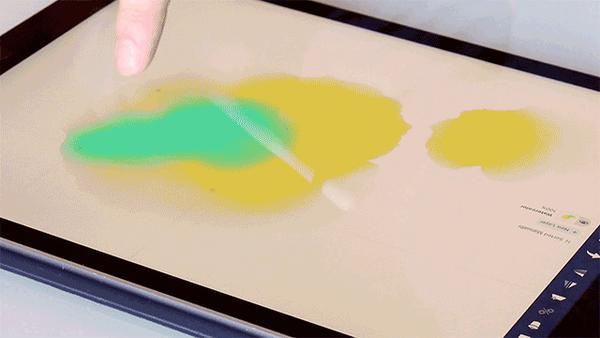 浦久保義信 十和田湖 水彩画 色紙