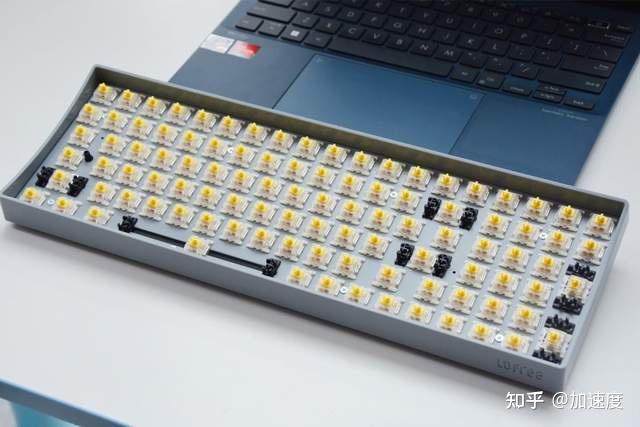 玩转DIY,Lofree洛斐小翘100三模机械键盘自选版:感受指尖的快乐