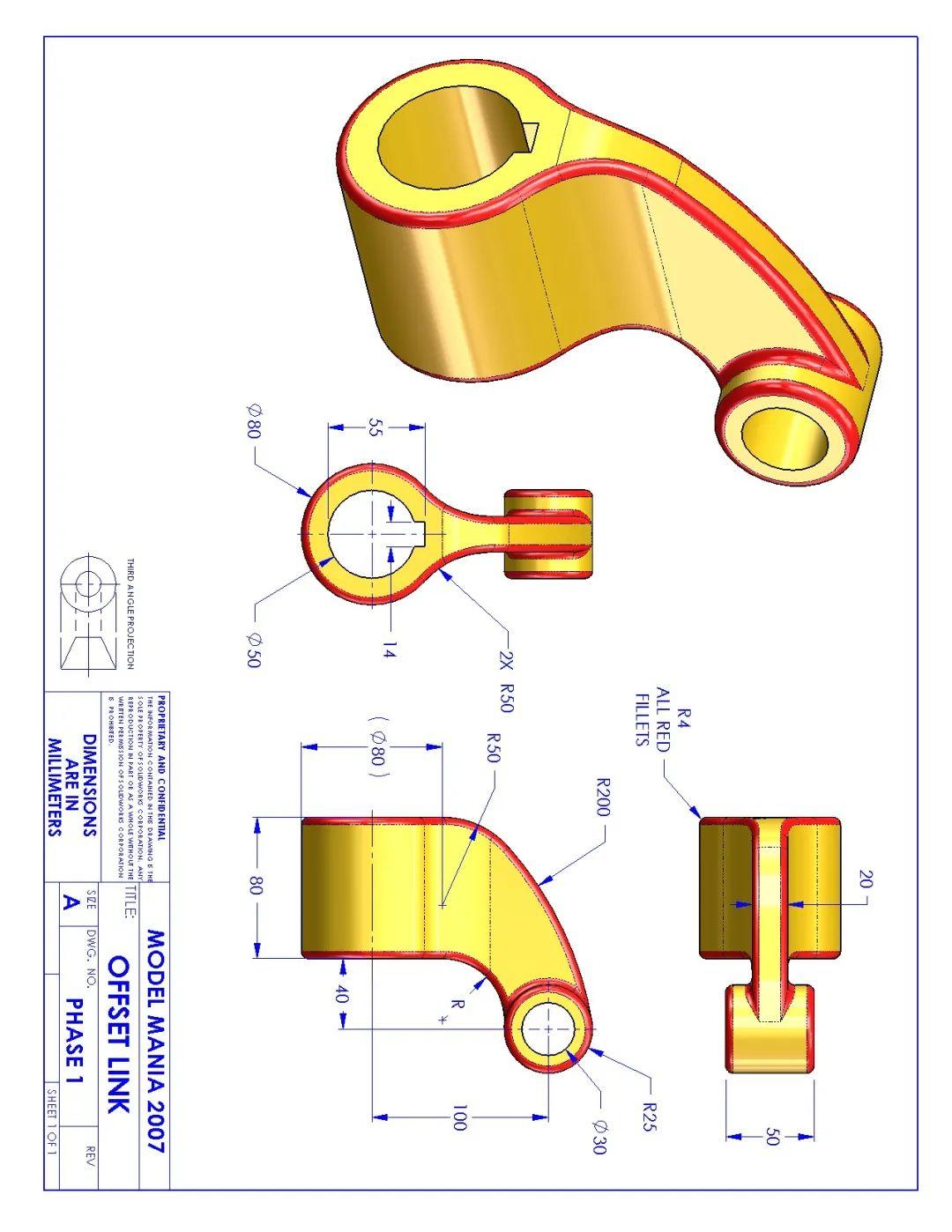 分享21道solidworks建模练习题来练练手