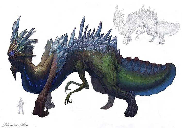 国外关于″龙″的概念图分享 一个字 ″精妙绝伦