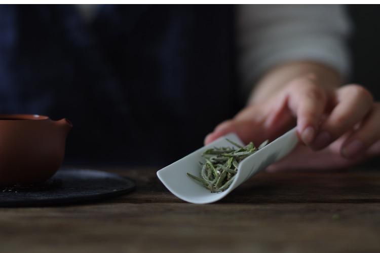 茶席风景赏茶荷