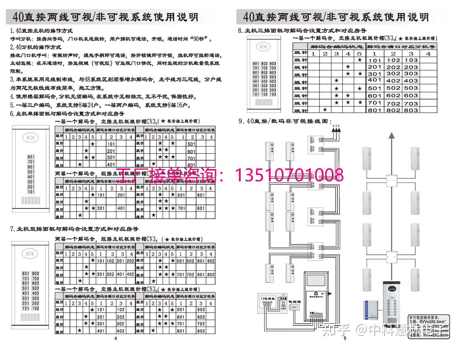 佳乐a5可视对讲说明书图片