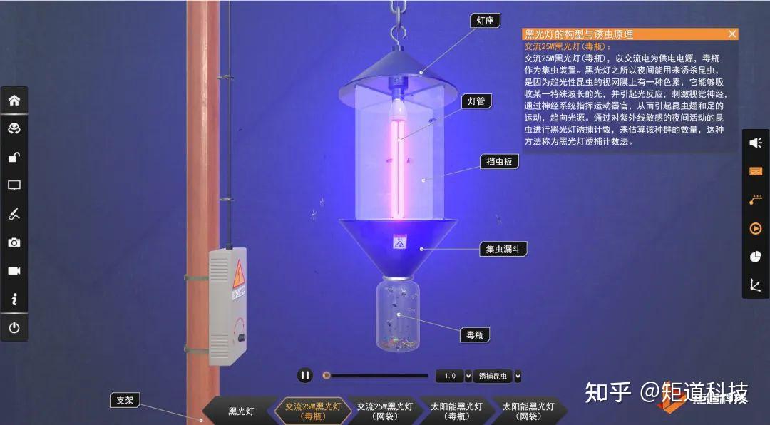 【高中生物】沉浸式学习黑光灯的诱捕原理，直观立体地观察与探究 - 知乎