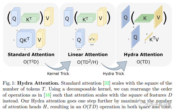 Hydra Attention: Efficient Attention with Many Heads阅读笔记 - 知乎