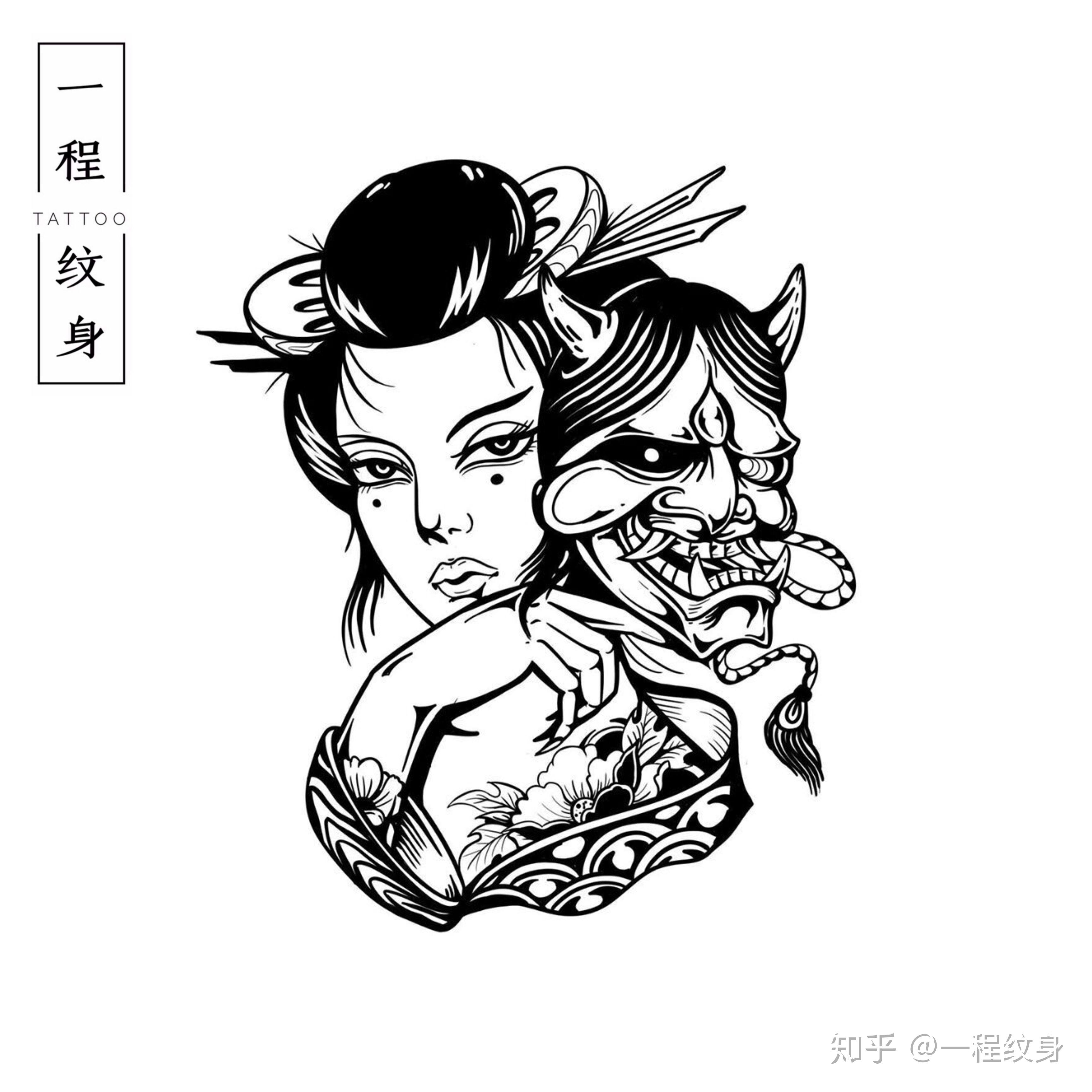 东方龙（纹身手稿）|纯艺术|素描|Zoe小婷 - 原创作品 - 站酷 (ZCOOL)