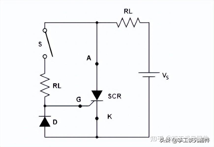 可控硅220v开关电路图图片