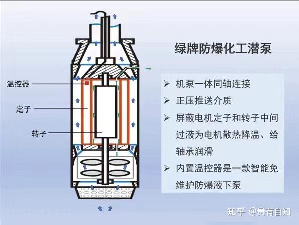 化工液下屏蔽泵0区防爆级别无气组不泄露替代自吸泵 - 知乎