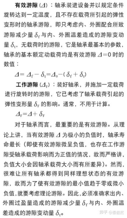 轴承游隙 - 知乎
