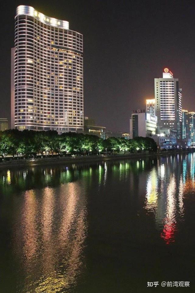 杭州湾新区夜景图片