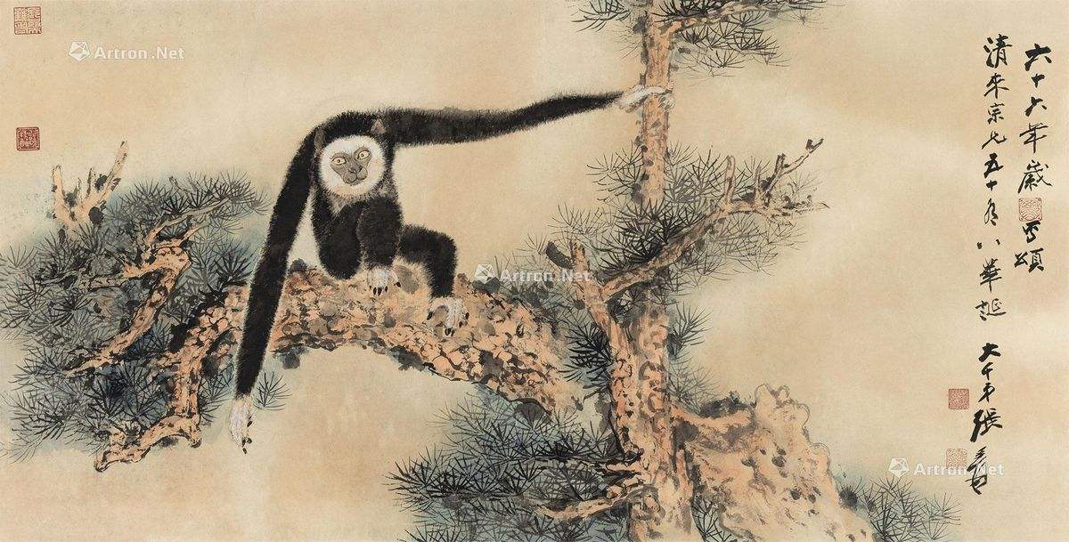 中国古画中的长臂猿究竟是哪种