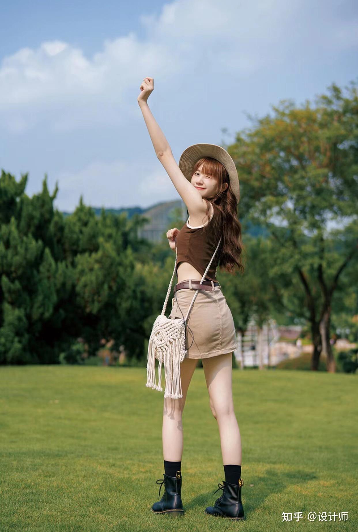 草地,树林拍人像,解锁各种好看的姿势,拍照上镜又吸睛