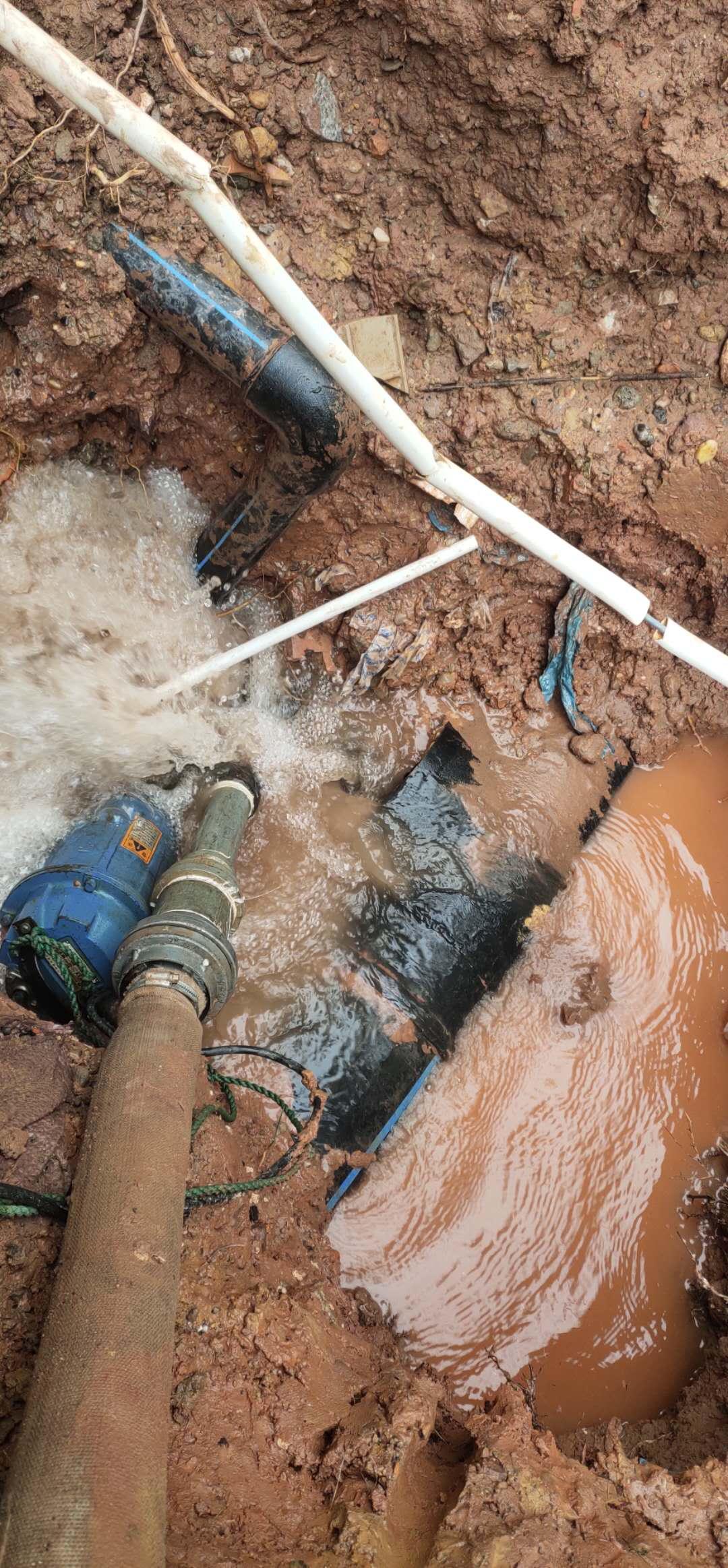 檢測地下水管漏水電話埋地鍍鋅水管漏水檢漏維修