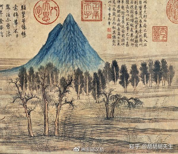 汉桥话画：赵孟頫《鹊华秋色图》元代文人画的代表作 - 知乎