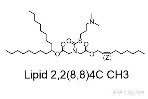 可电离的阳离子类脂质和辅助脂质,CAS:2230647-28-4，Lipid 2,2(8,8)4C CH3，核酸递送辅料 - 知乎