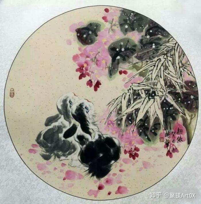 聚镁水墨:刘晓华——瑞兔 - 知乎