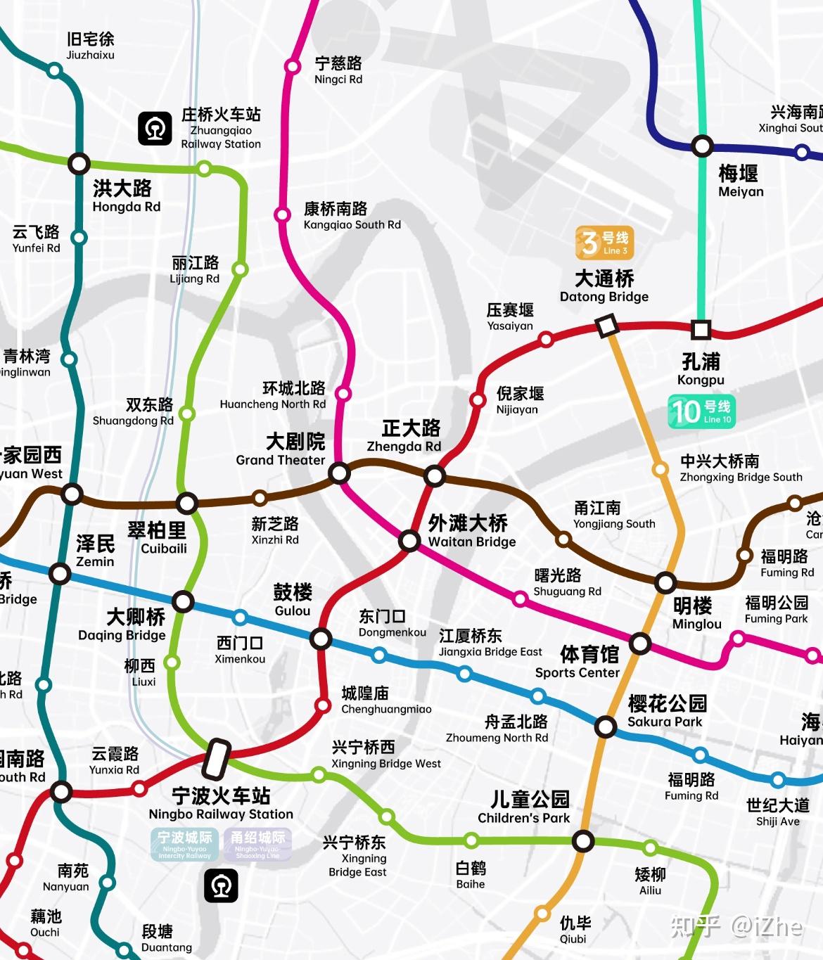宁波轨道交通现状及2026年线路示意图 - 知乎