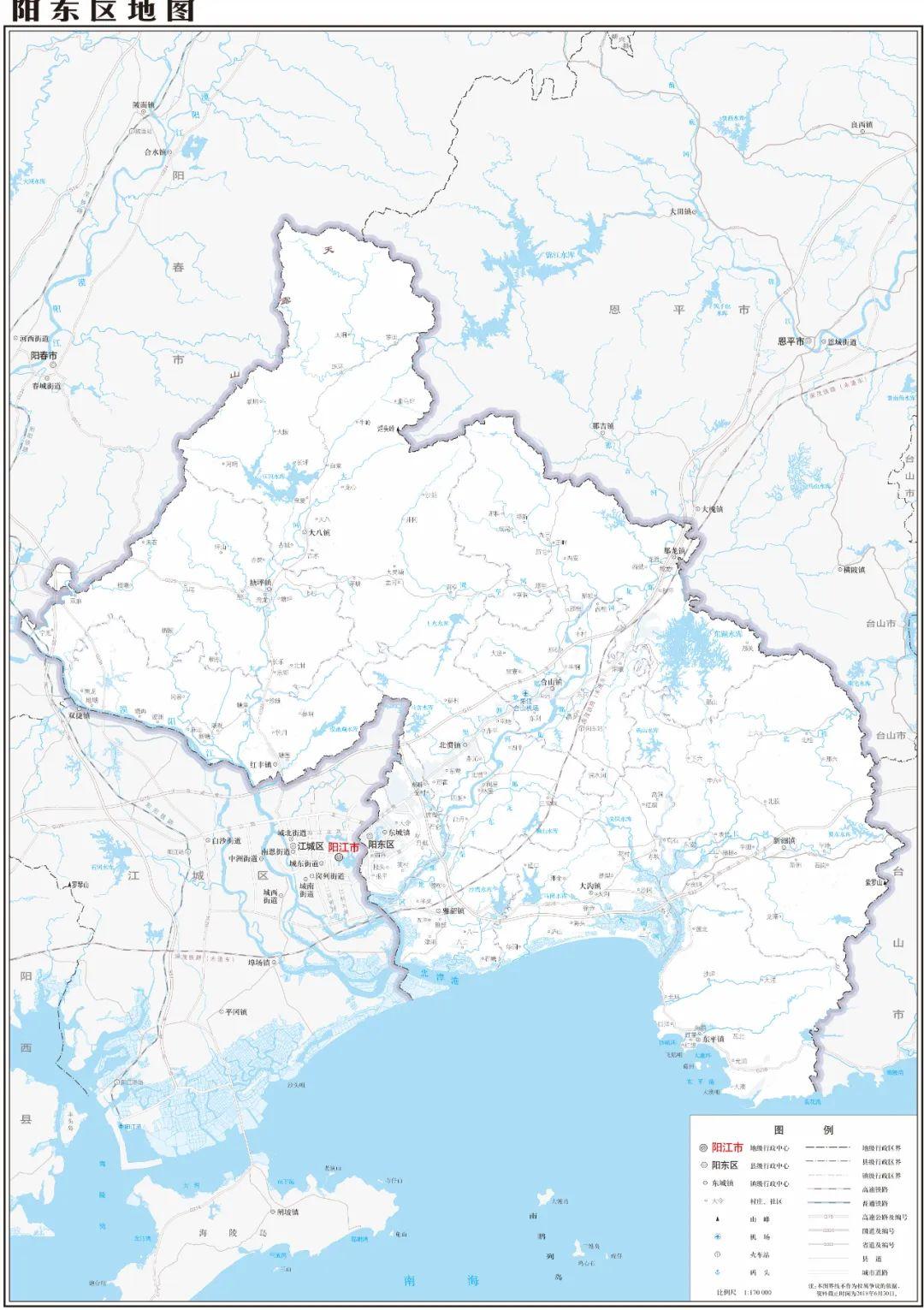 图文解读阳江市行政和地理(含4个县区2023年高清地图) - 知乎