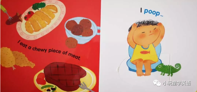 绘本精读0基础英语启蒙必备甜心英语ipoop生动有趣的屎尿屁绘本