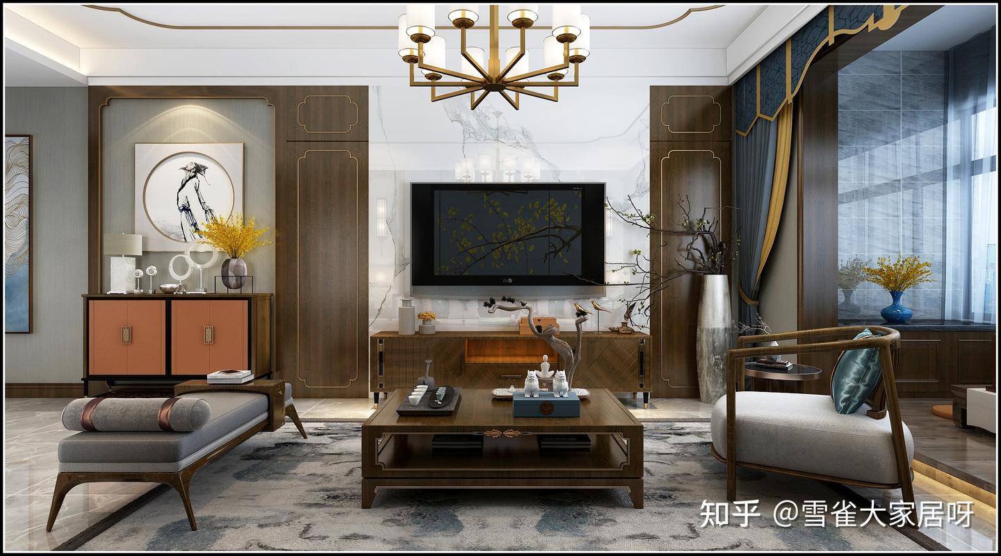 设计案例丨韵味十足的新中式风格 - 知乎