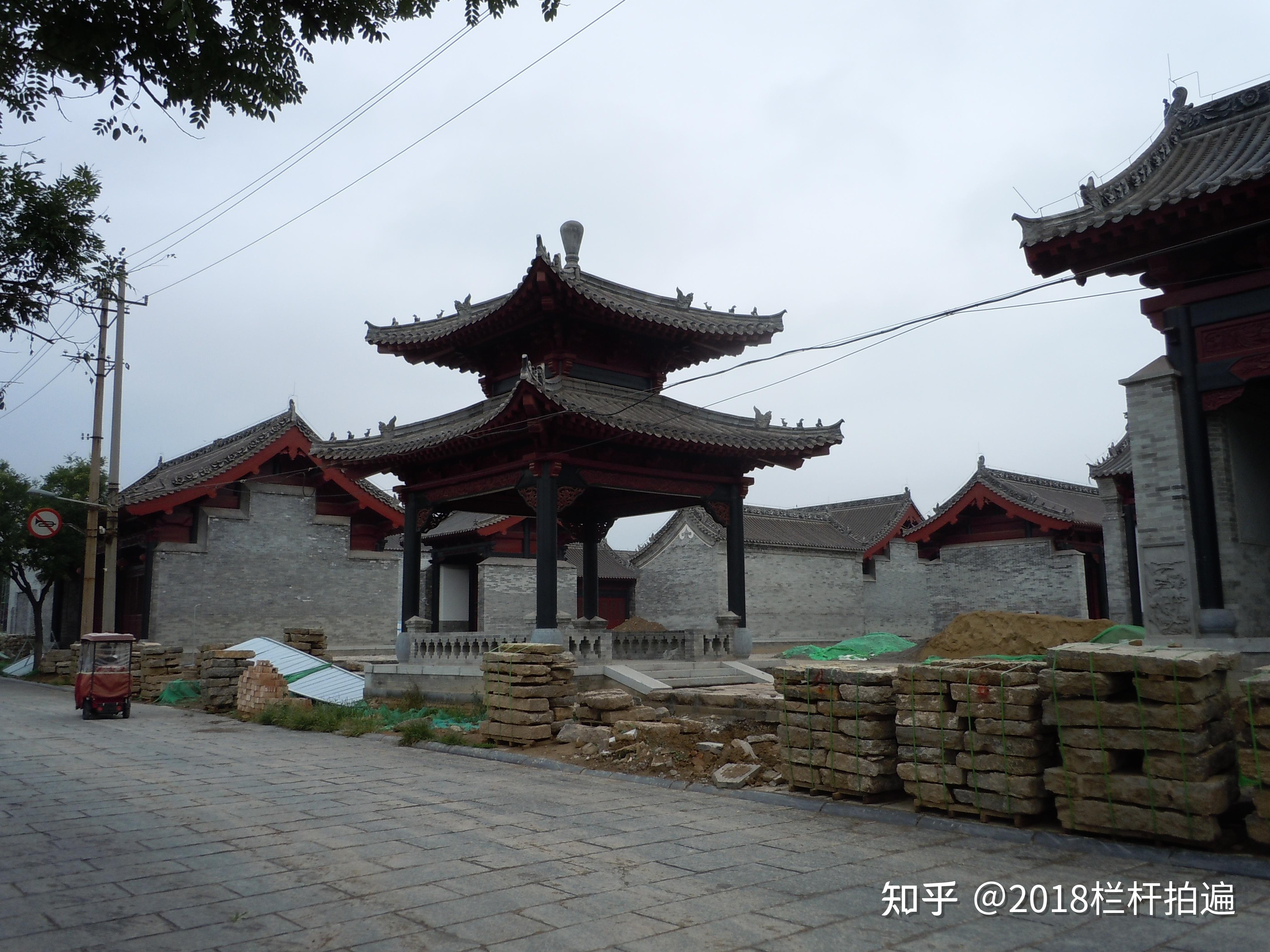 河南商丘古城建设中的归德府衙文昌阁