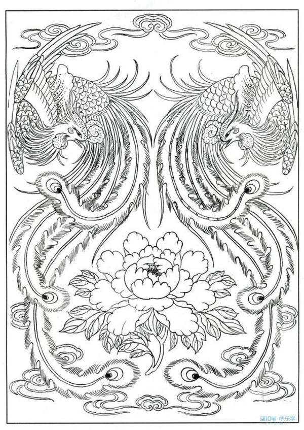 【古风插画】经典服饰纹样及其应用(禽•兽篇) - 知乎