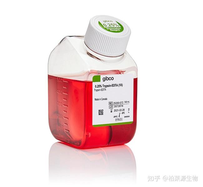 胰蛋白酶-EDTA (0.25%)，含酚红(25200072)产品介绍 - 知乎