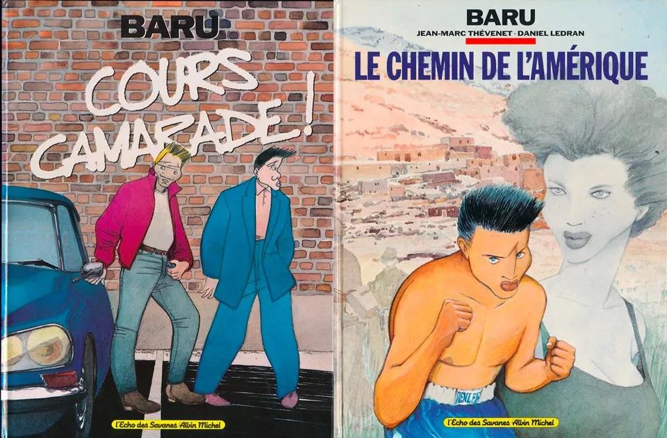 画家,其作品有着标志性的表现主义风格)的作品影响,巴鲁创作的首本