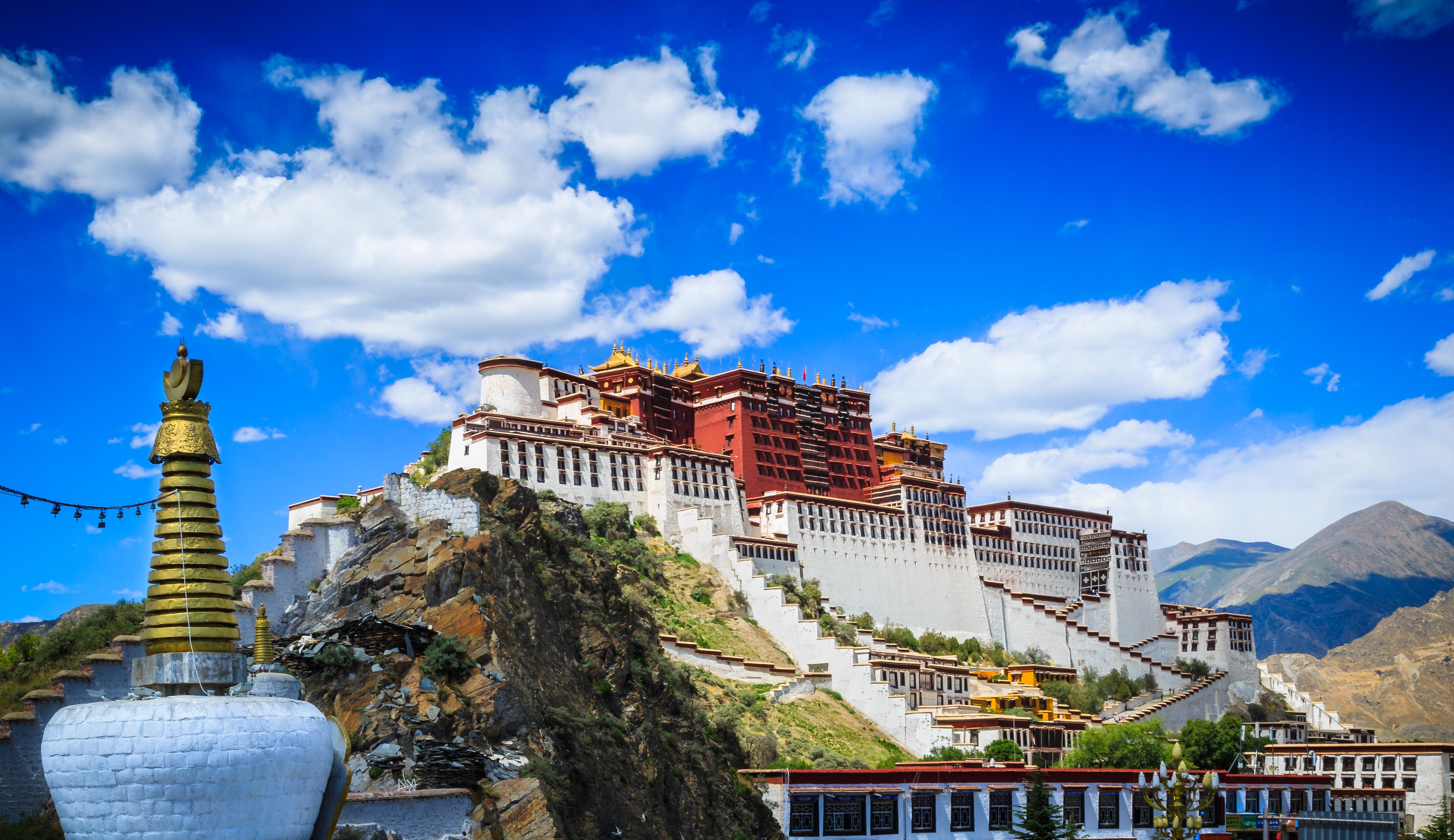 布达拉宫&白塔 - 西藏 - 创意旅拍 古摄影出品