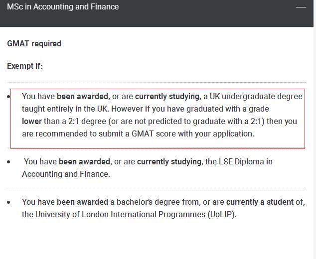 英国本科留学生申请研究生需要考gmat吗?