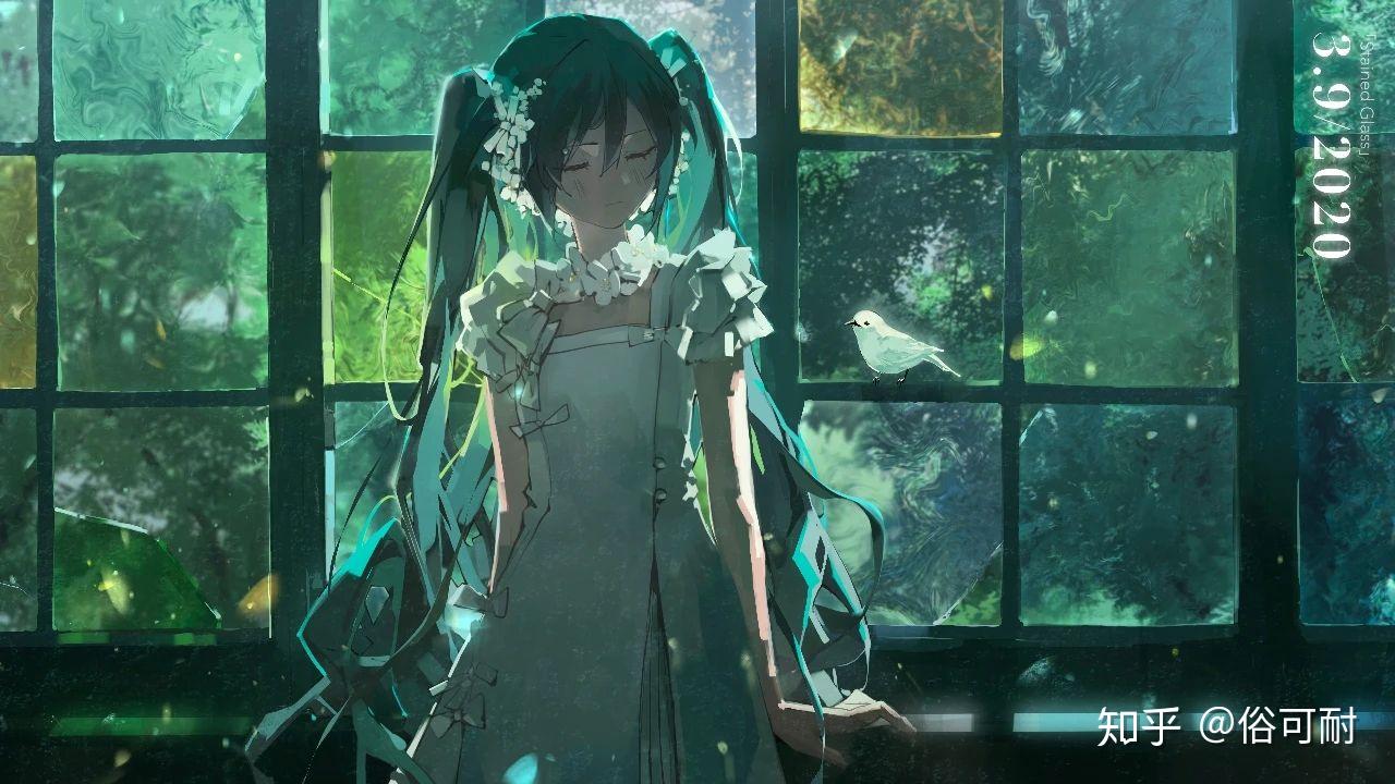 有没有大佬有绿色的动漫女生的图片?