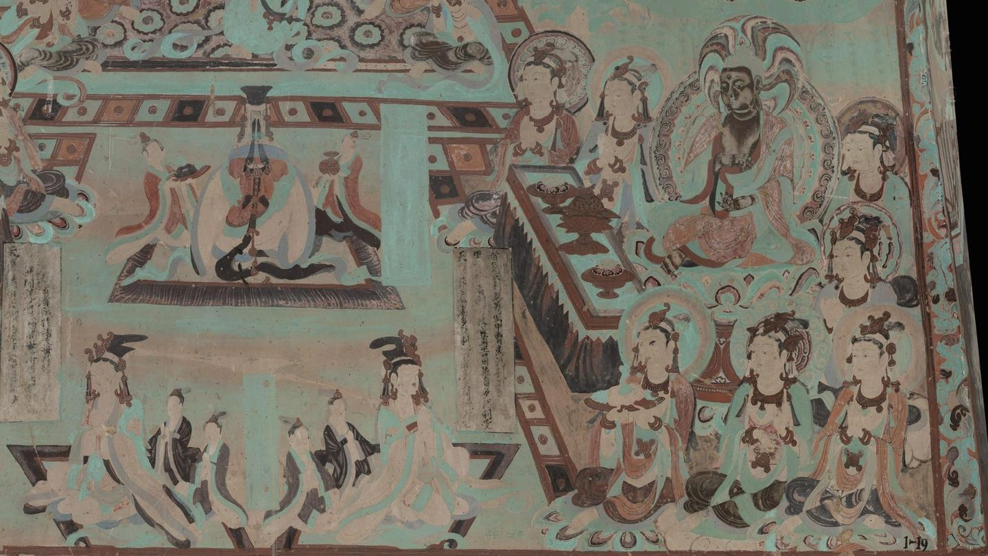 【神游千年,大美敦煌】晚唐-12窟-四壁三铺加屏风画,堂堂大观【高清大图200多幅】 - 知乎