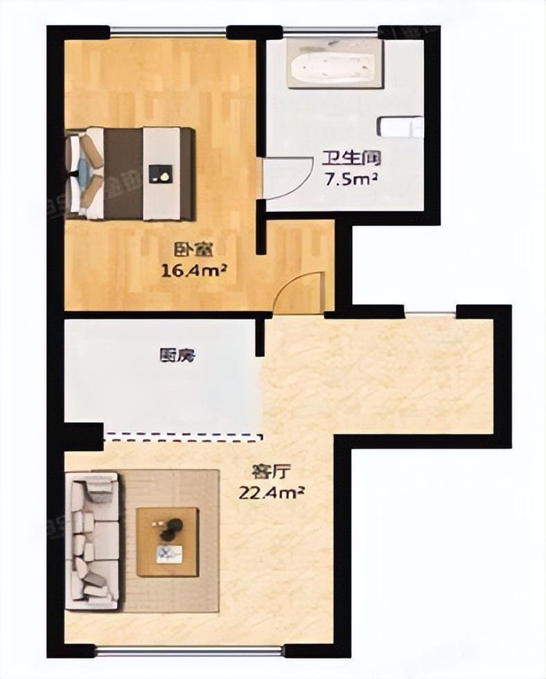 【北京朝阳区】公园五号大一居室5.6折,402w起拍!