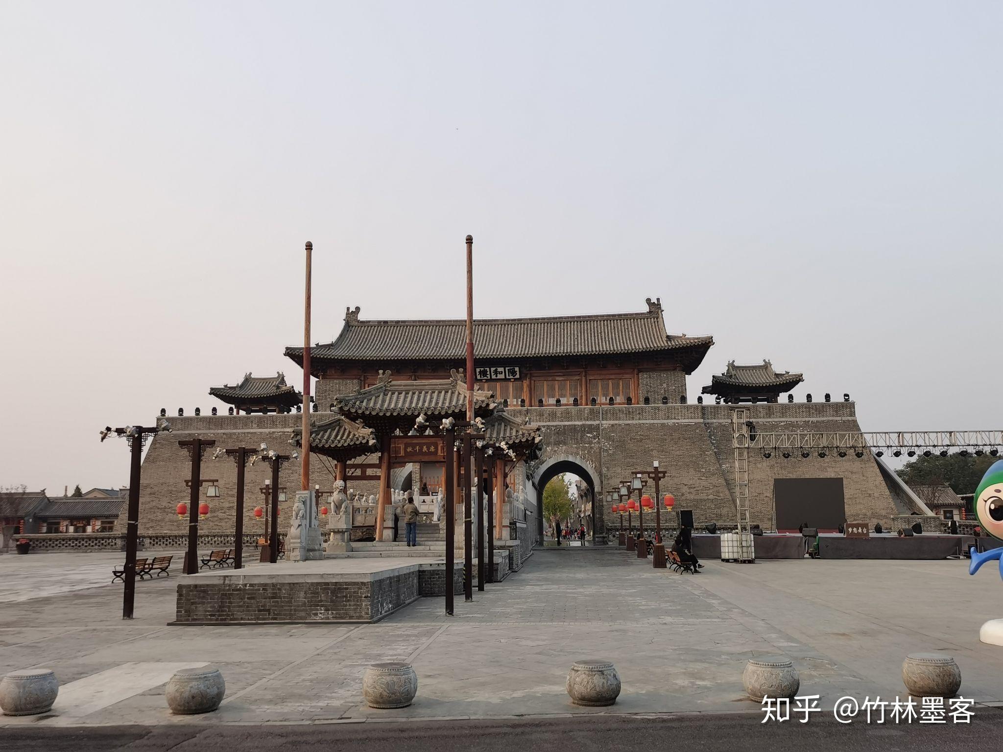 竹林墨客石家庄景色之正定阳和楼