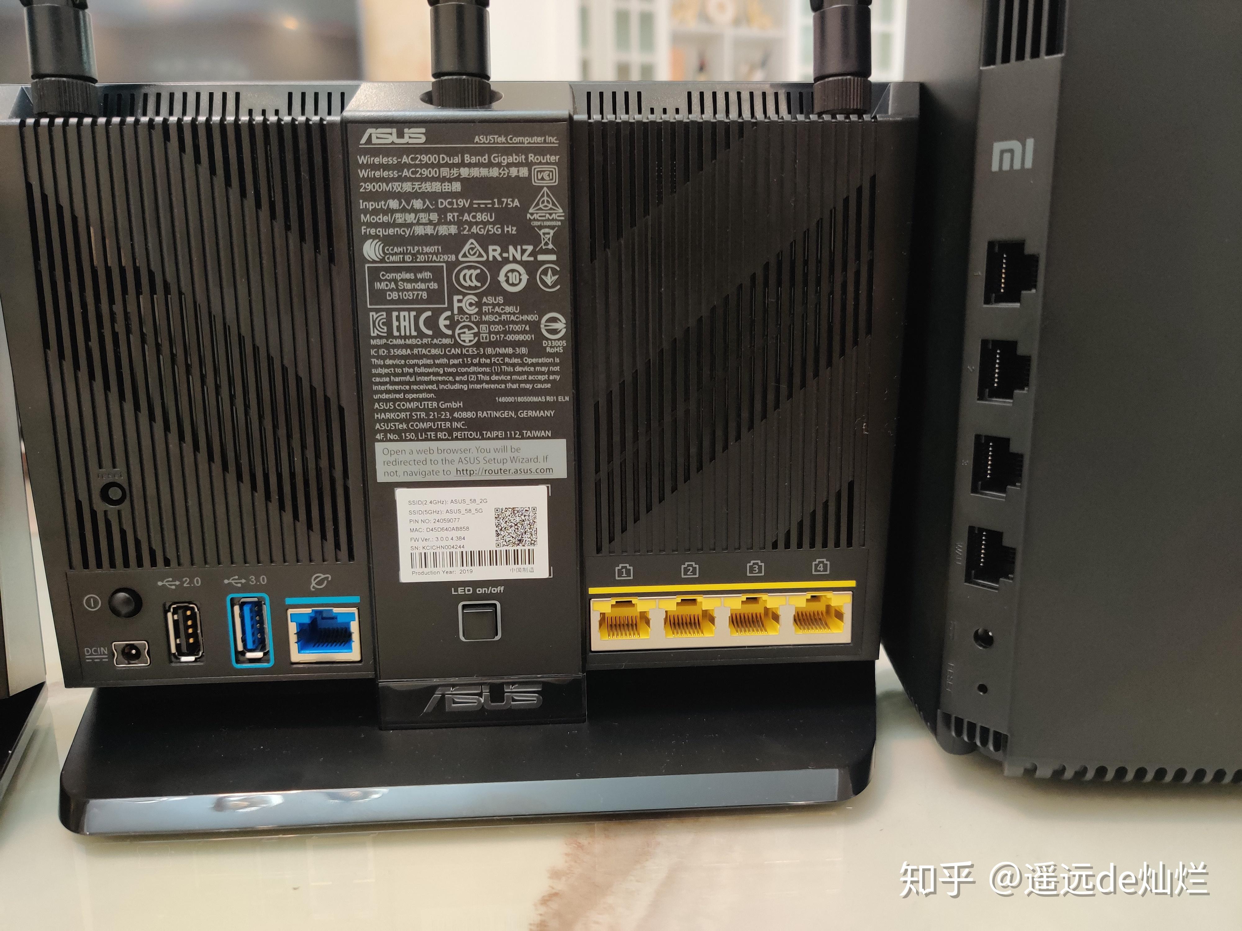 小米ax1800mesh体验对比华硕aimesh