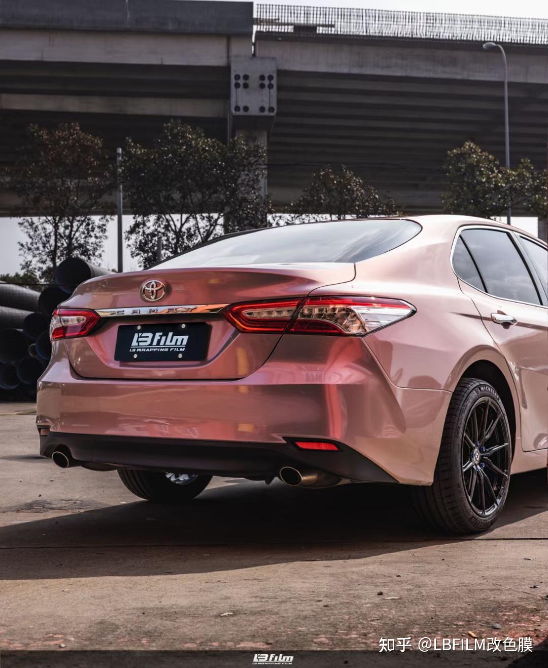 丰田凯美瑞-lb film改色膜钻石梦幻火山灰