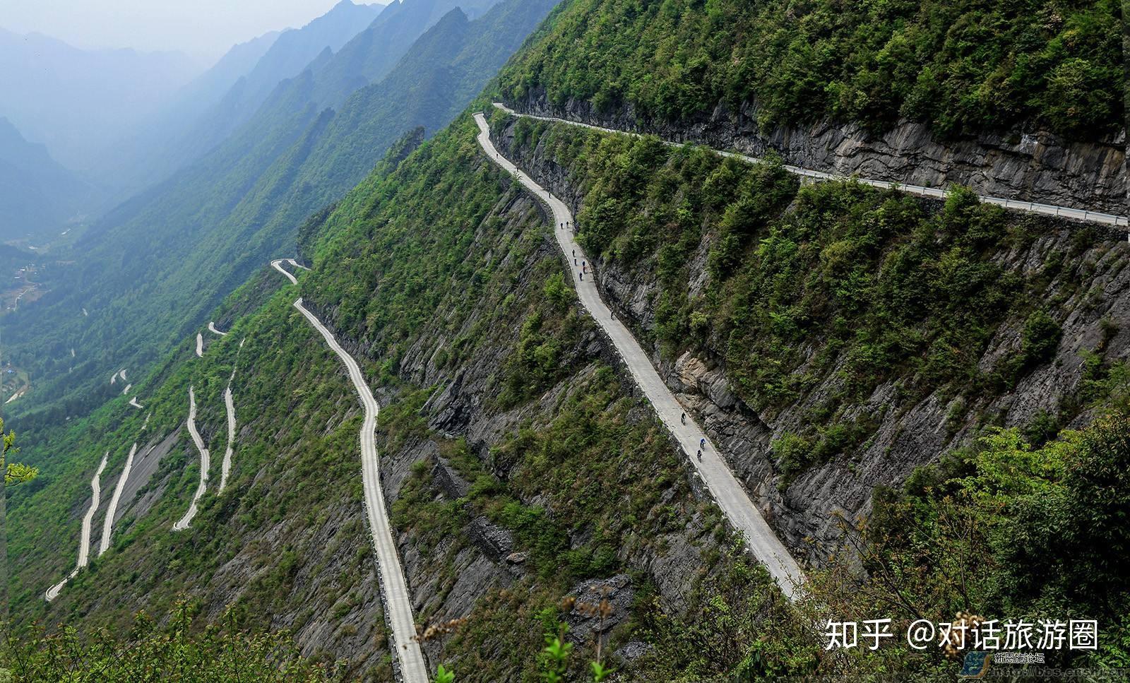 链上旅游山路18弯也太少了吧108弯的盘山公路你见过吗