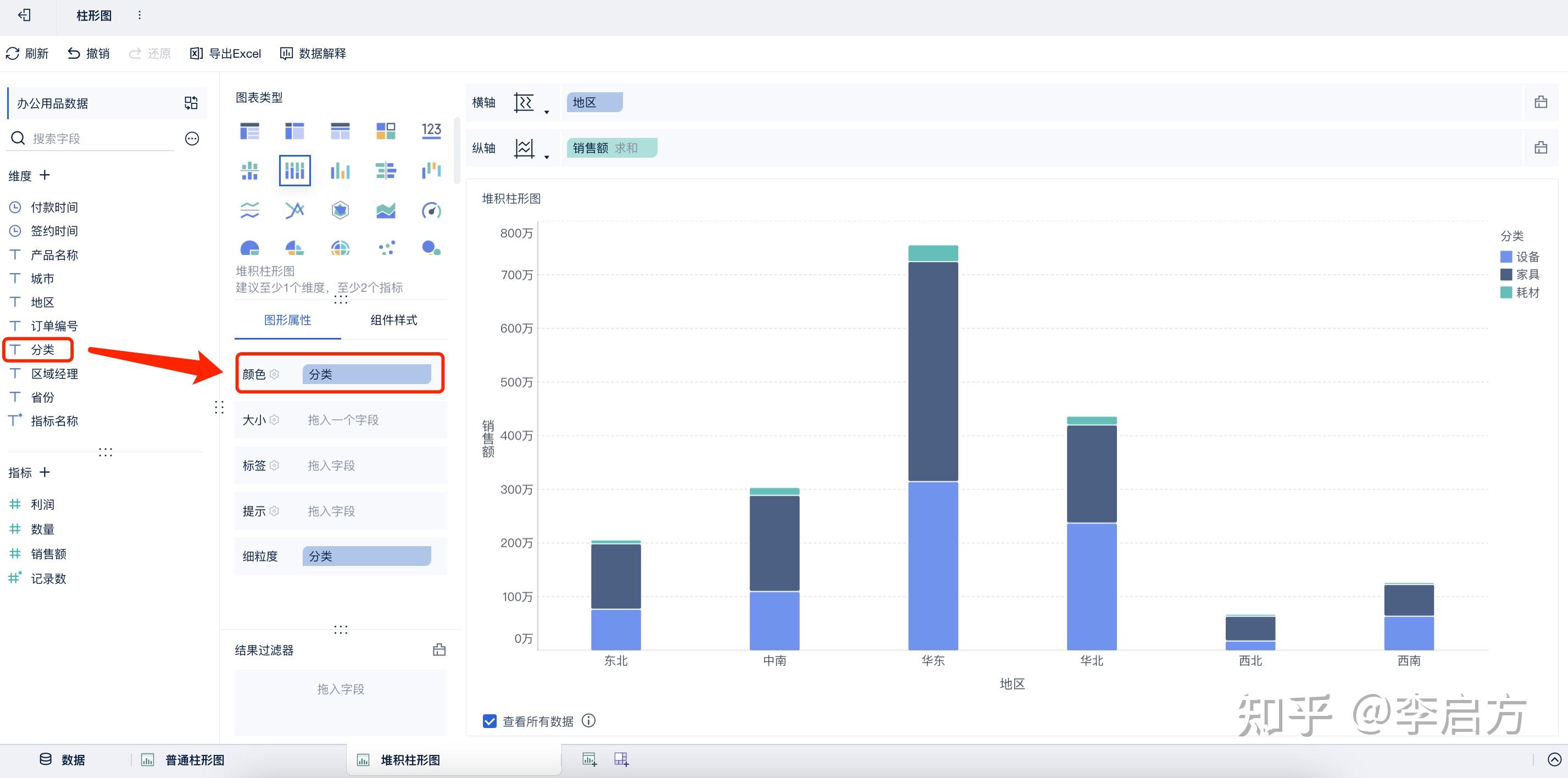 零基础图表制作系列01——柱形图与堆积柱形图 - 知乎