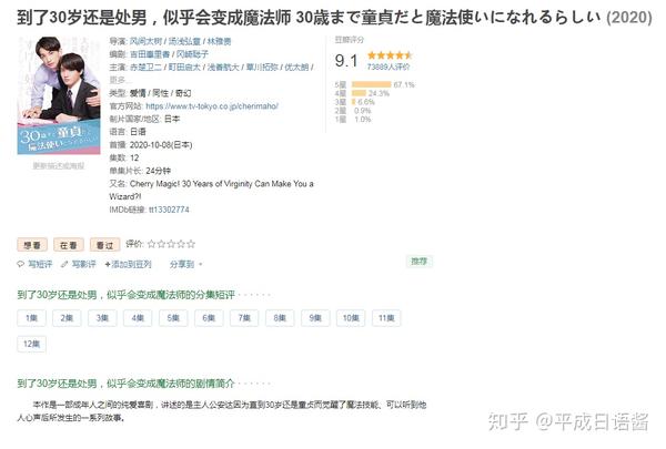 年豆瓣高分日剧推荐 建议收藏 知乎