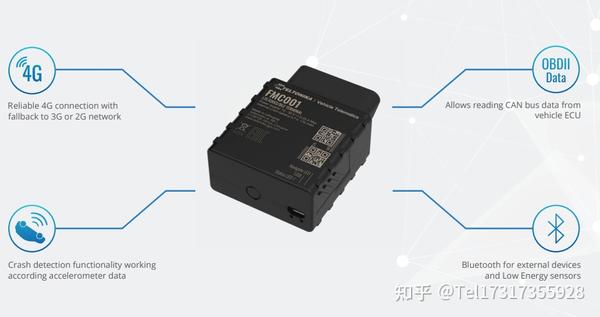 TELTONIKA FMC001 TRACKER WITH BLUETOOTH,即插即用车载定位器,车辆OBD定位器 - 知乎