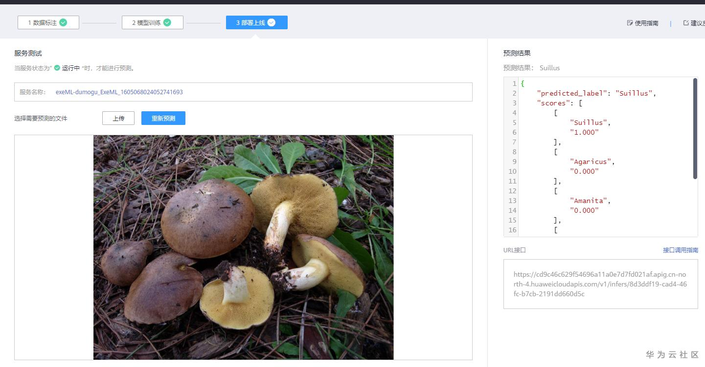 手把手教你使用ModelArts的自动学习识别毒蘑菇分类 手把手教你使用ModelArts的自动学习识别毒蘑菇分类