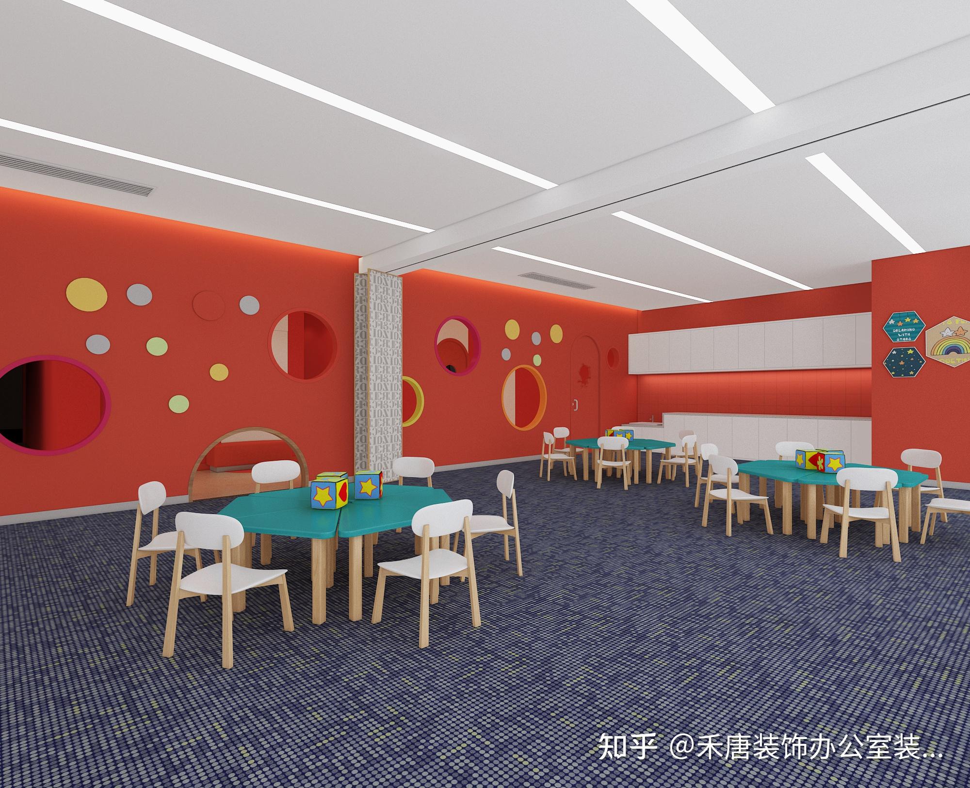 培训机构装修 教育培训学校装修设计效果图 - 知乎