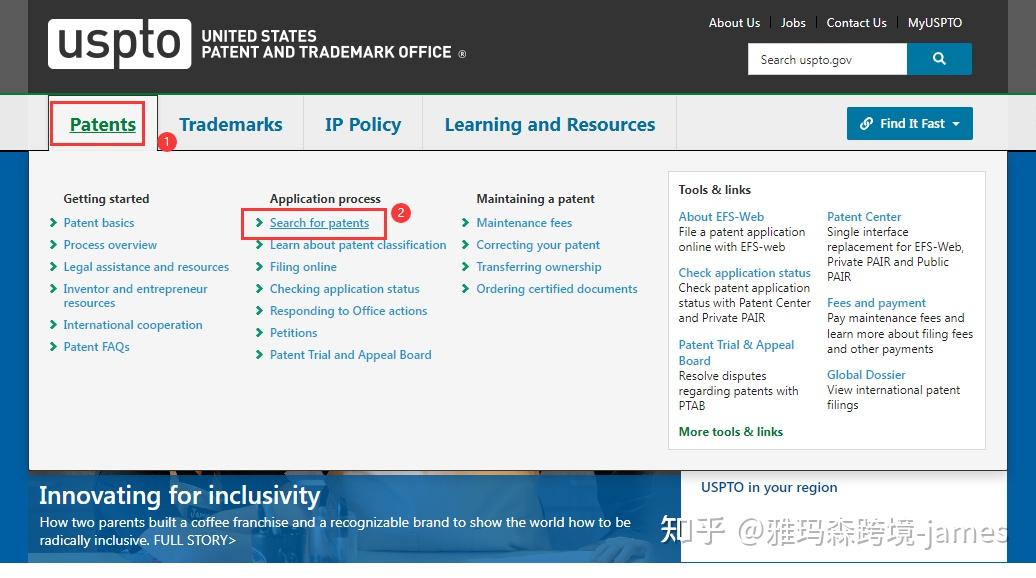 美国专利搜索网站改版，最新查询教程 - 知乎