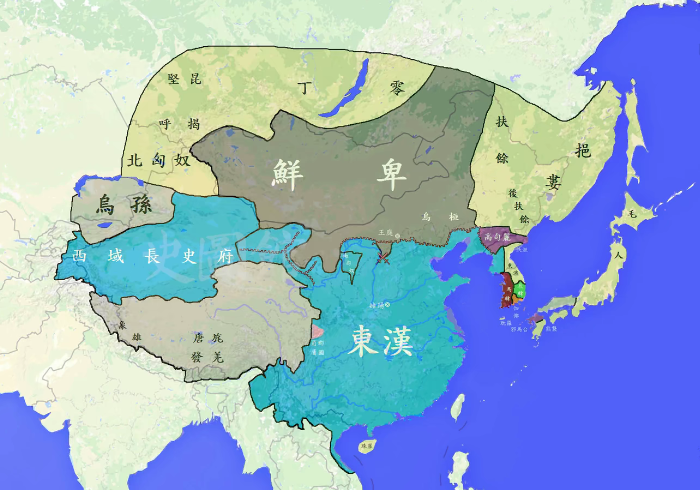 鲜卑族古代地图图片