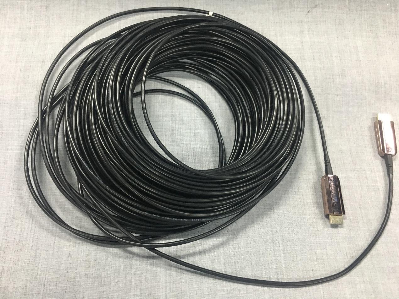 开博尔光纤hdmi线工程样品评测首发一番暴力弯折居然成这样