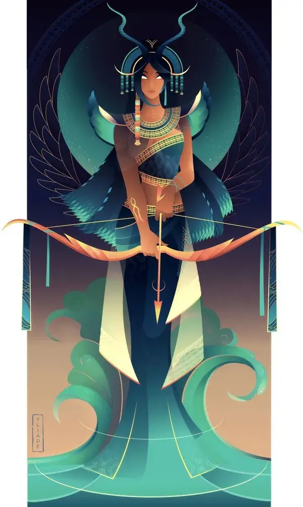 这些埃及众神插画,展现异域神话色彩 - 知乎